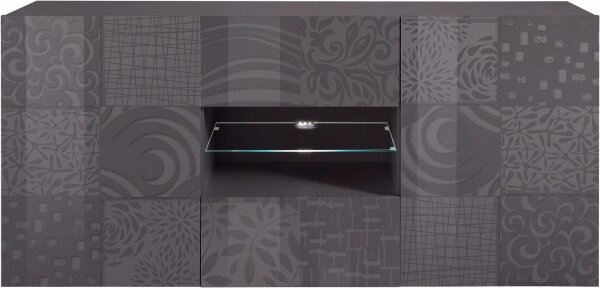 Komoda ARIA 181x84x43 cm antracit