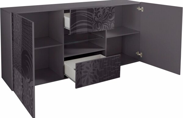 Komoda ARIA 181x84x43 cm antracit