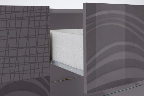 Komoda ARIA 181x84x43 cm antracit