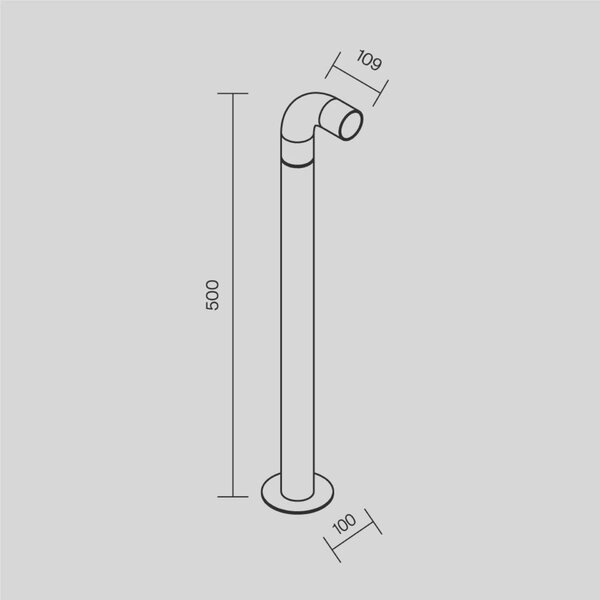 MAYTONI Venkovní svítidlo Sleek 3000K 2W IP 65 O477FL-L2GF3K