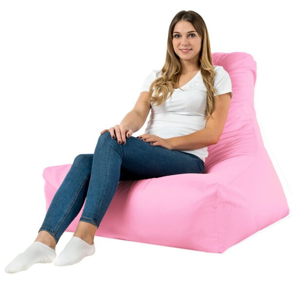 Křeslo Bali nylon světle růžové