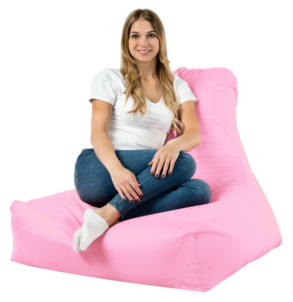 Křeslo Bali nylon světle růžové