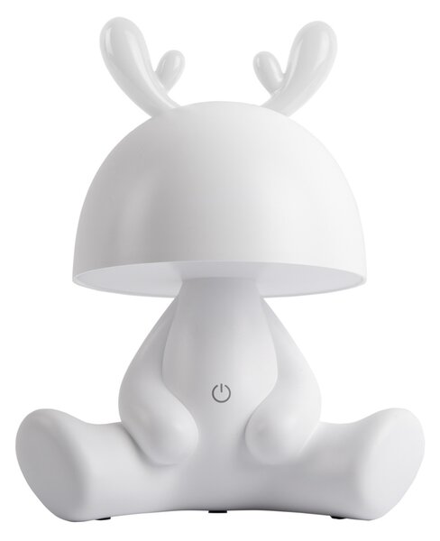 NOČNÍ LAMPA PRO DĚTI DO DĚTSKÉHO POKOJE BÍLÉ BEZDRÁTOVÉ SOBÍK