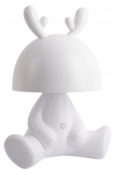 NOČNÍ LAMPA PRO DĚTI DO DĚTSKÉHO POKOJE BÍLÉ BEZDRÁTOVÉ SOBÍK