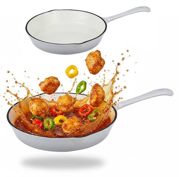 Tradiční pánev Kinghoff Fry Pan 26 cm smaltovaná