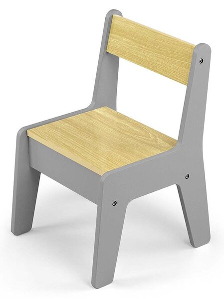 Dětský stůl a židle Milly Mally Olaf Blocks Dark Grey