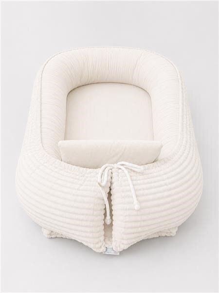 Hnízdečko pro miminko New Baby Manšestr cream