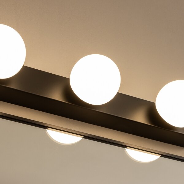 Brilagi - LED Koupelnové osvětlení zrcadla HOLLYWOOD 4xLED/3W/230V IP44 černá