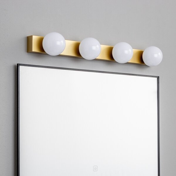 Brilagi - LED Koupelnové osvětlení zrcadla HOLLYWOOD 4xLED/3W/230V IP44 zlatá
