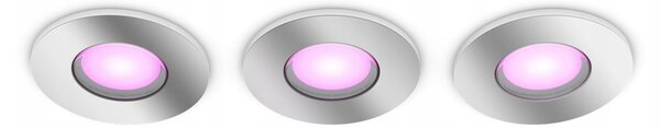 Bodová svítidla kulatý Philips Hue stříbrná