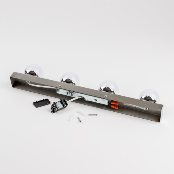 Brilagi - LED Koupelnové osvětlení zrcadla HOLLYWOOD 4xLED/3W/230V IP44 chrom