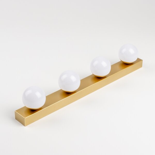 Brilagi - LED Koupelnové osvětlení zrcadla HOLLYWOOD 4xLED/3W/230V IP44 zlatá