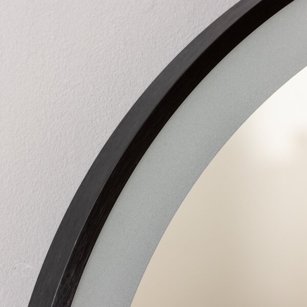 Brilagi-LED Koup. zrcadlo CANZO LED/25W/230V 50x80 cm černá IP44 CRI 90 stm.+CCT
