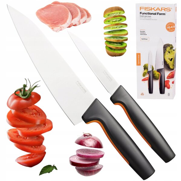 Sada nožů v krabičce Fiskars Functional Form 2 ks