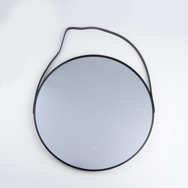 Brilagi-LED Koup. zrcadlo VERESE LED/19W/230V 60 cm černá IP44 CRI 90 stm. + CCT