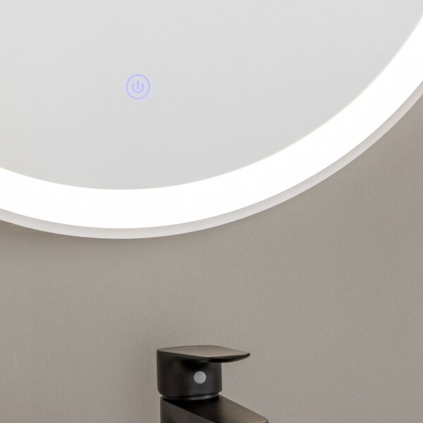 Brilagi - LED Koup. zrcadlo TORINO LED/19W/230V pr. 60 cm IP44 CRI 90 stm. + CCT