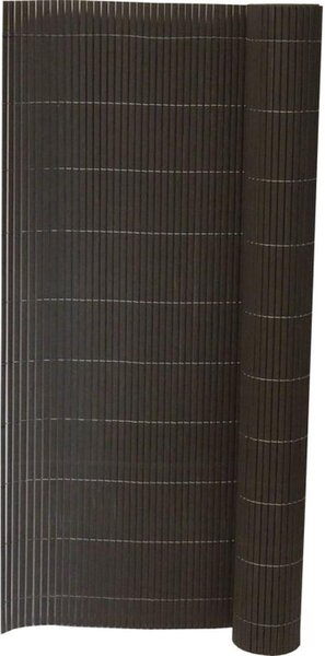 Oboustranná rohož, lamely 10 mm, PVC antracitová barva, 30 % recyklovaná, IDEAL GARDEN, výška 1 m x délka 3 m
