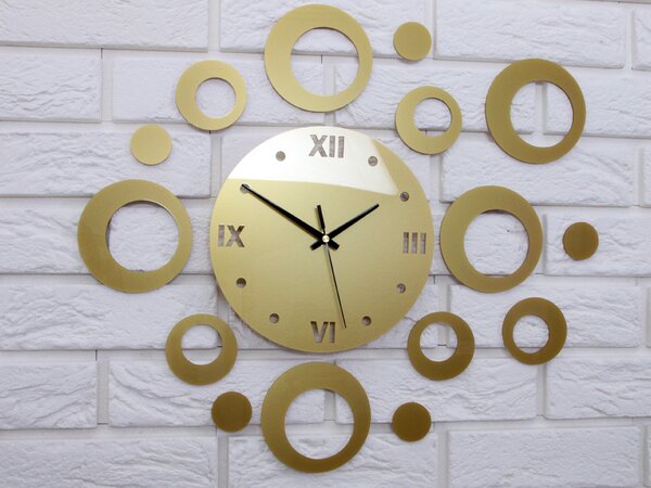 Nástěnné hodiny ModernClock černé 55 cm