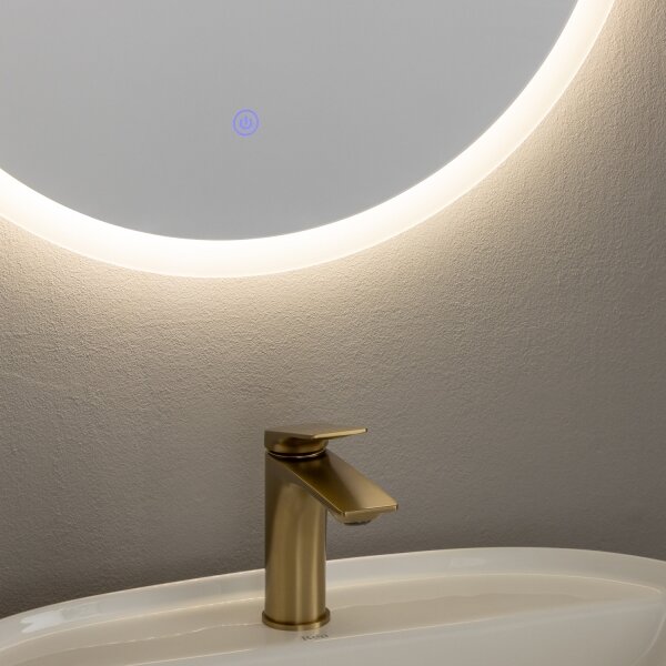 Brilagi - LED Koup. zrcadlo CUNEO LED/19W/230V pr. 60 cm IP44 CRI 90 stm. + CCT
