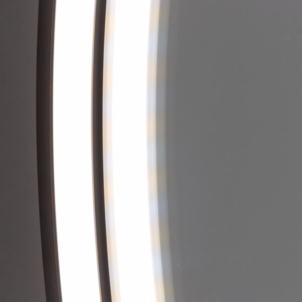 Brilagi -LED Koup. zrcadlo PALANZO LED/19W/230V pr. 60 cm IP44 CRI 90 stm. + CCT