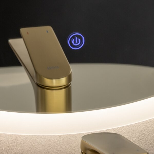 Brilagi - LED Koup. zrcadlo CUNEO LED/25W/230V pr. 80 cm IP44 CRI 90 stm. + CCT