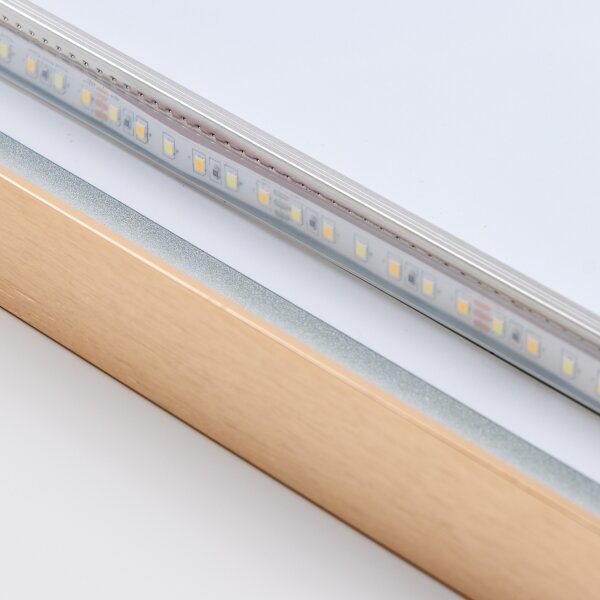 BRILAGI-LED Koup. zrcadlo ERBA LED/25W/230V 50x80 cm zlatá IP44 CRI 90 stm.+ CCT
