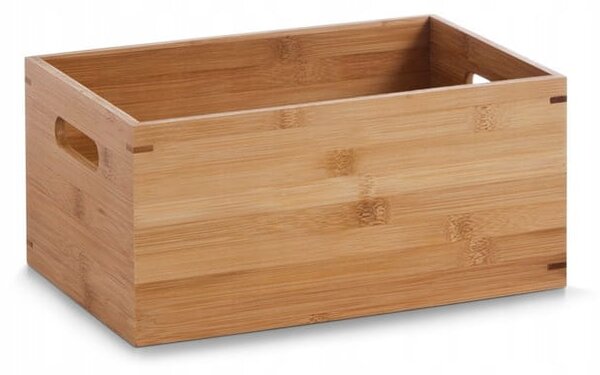Úložný box Zeller bambusový béžový 30x20x14 cm