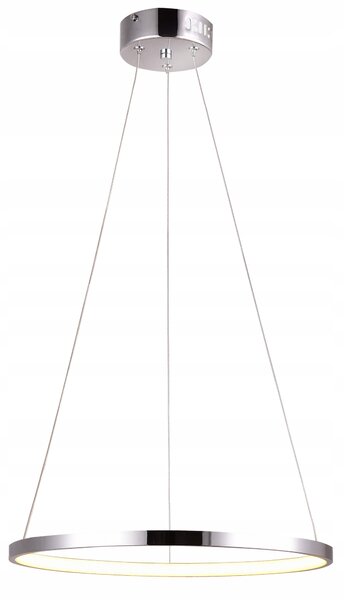 Závěsné svítidlo Candellux Lighting LUNE stříbrné, 1-bodové LED 25 W