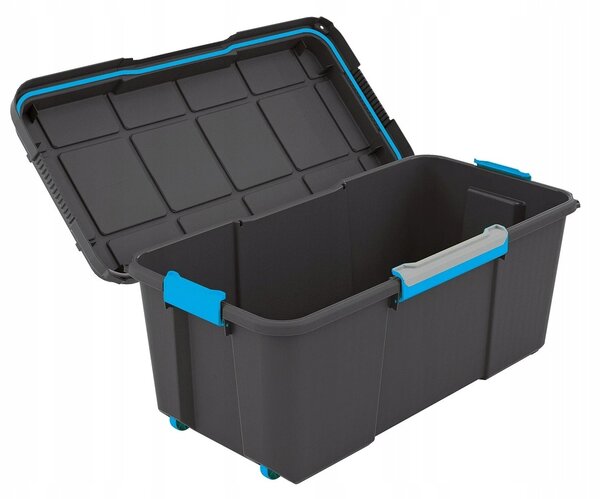 KIS Plastový Scuba Box L 74 L modré zavírání