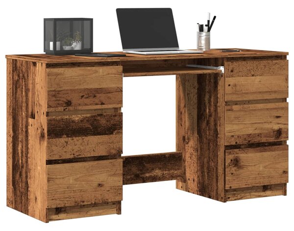 Psací stůl old wood 140 x 50 x 77 cm kompozitní dřevo