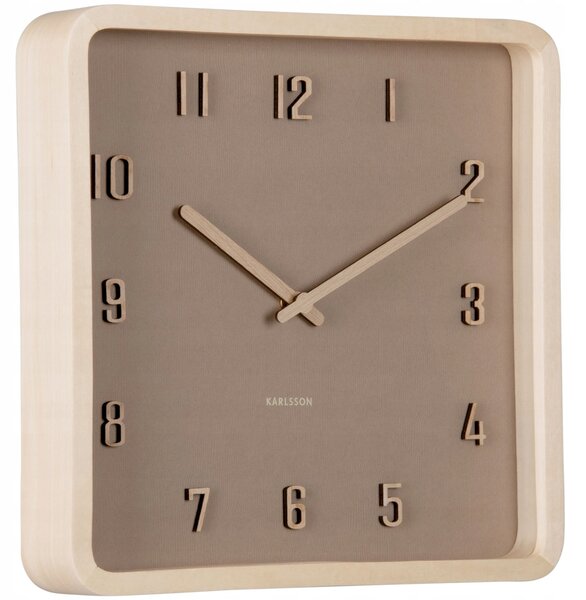 Nástěnné hodiny Karlsson béžové 26cm