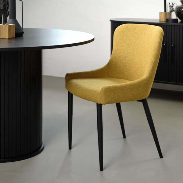 Unique Furniture Bouclé jídelní židle Ontario