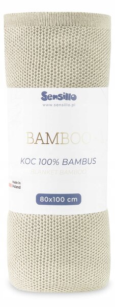 BAMBUSOVÁ DEKA 80X100 BEIGE