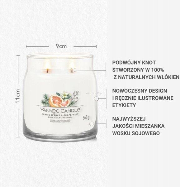 Sójová vonná svíčka spruce Yankee Candle 1 ks