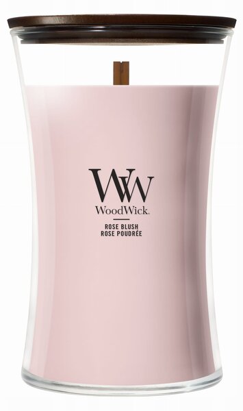 Sójová vonná svíčka Rose Blush Woodwick 1 ks