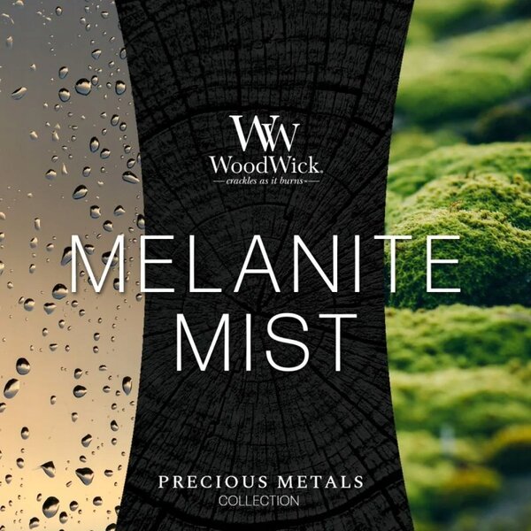 WoodWick střední svíčka MELANITE MIST