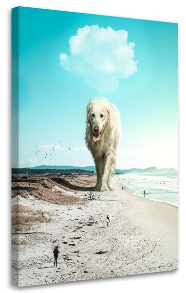 Obraz na plátně Procházka po pláži - Alex Griffith Rozměry: 40 x 60 cm