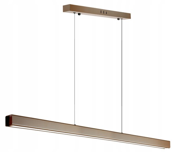 MODERNÍ LED ZÁVĚSNÉ SVÍTIDLO 40W 100cm PODÉLNÉ TYČOVÉ S DÁLKOVÝ OVLADAČ A 3 BARVAMI SVĚTLA