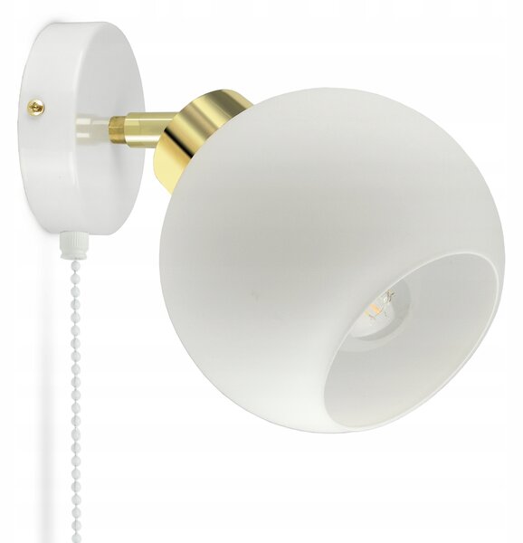 Nástěnné svítidlo Luxolar bílé, žluté E27 60 W