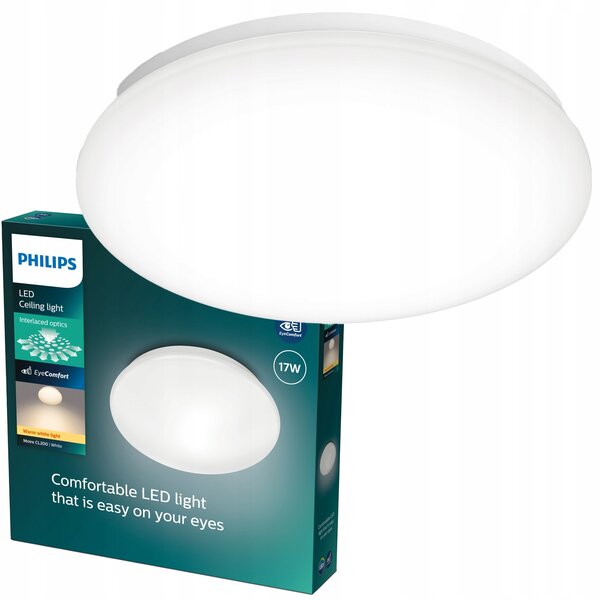 Stropní Svítidlo kulatý Philips 32 x 5 cm bílý