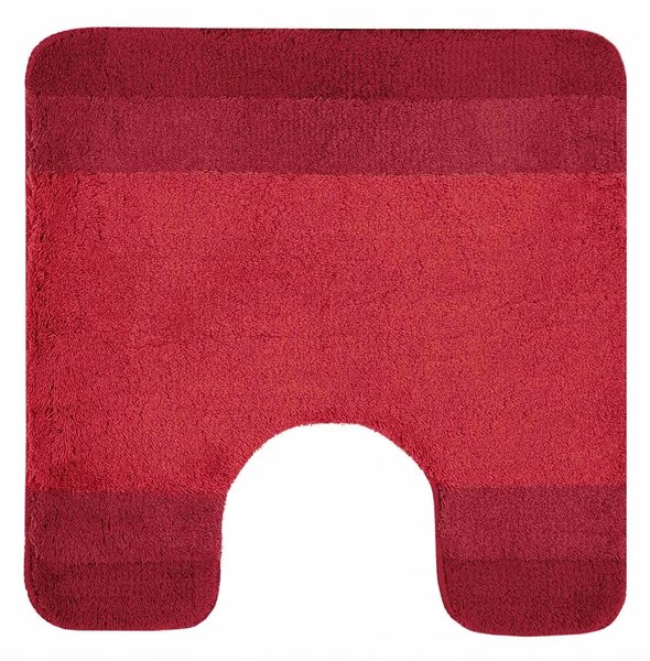 Spirella koupelnová WC předložka BALANCE, červená, polyester, 55 x 55 cm