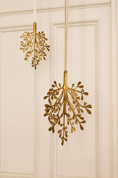 COOEE Design Závěsná vánoční dekorace Mistletoe Gold - 29 cm CED523