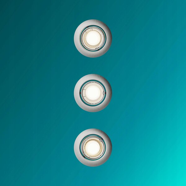 3x Halogenové podhledové svítidlo LED GU10, pohyblivé, Peridot Philips