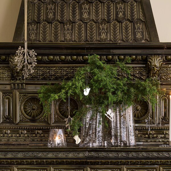 COOEE Design Závěsná vánoční dekorace Mistletoe Steel - 20 cm CED526