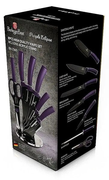 Sada nožů berlinger haus BH-2560 purple V stojanu