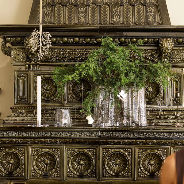 COOEE Design Závěsná vánoční dekorace Mistletoe Steel - 20 cm CED526