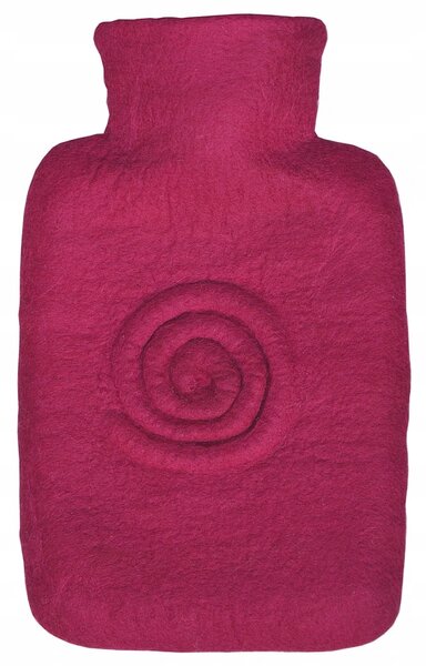 Termofor Hugo Frosch Classic s plstěným obalem ze 100 % ovčí vlny merino -