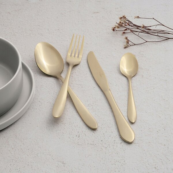 2dílný příbor 4 DÍLY BERLINGER HAUS BH-3079 SATIN CHAMPAGNE