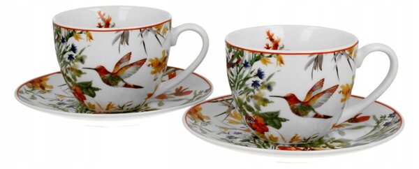 Čajovo-kávový servis Duo Flower Classic 5 ks