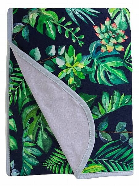 Bambusová deka 75x100 Monstera listy